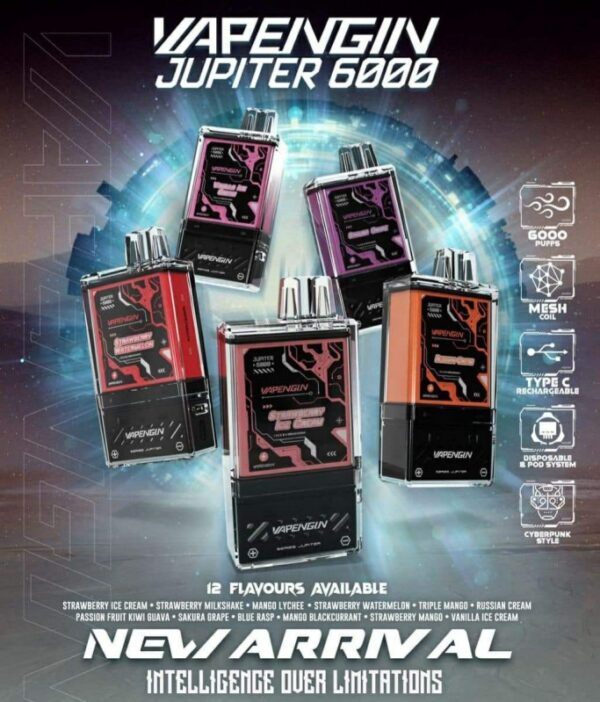 Jupiter 6000 Blueberry Cherry cranberry
