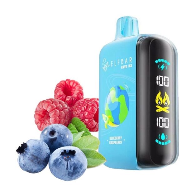 RAYA 25000Pufss BLUEBERRY RASPBERRY